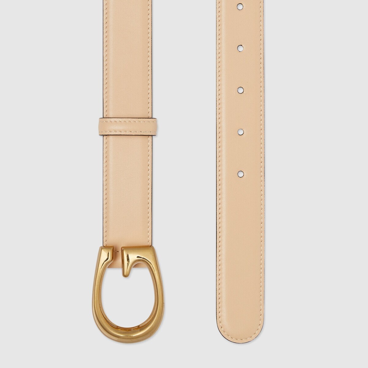 Thin belt with G buckle - 2