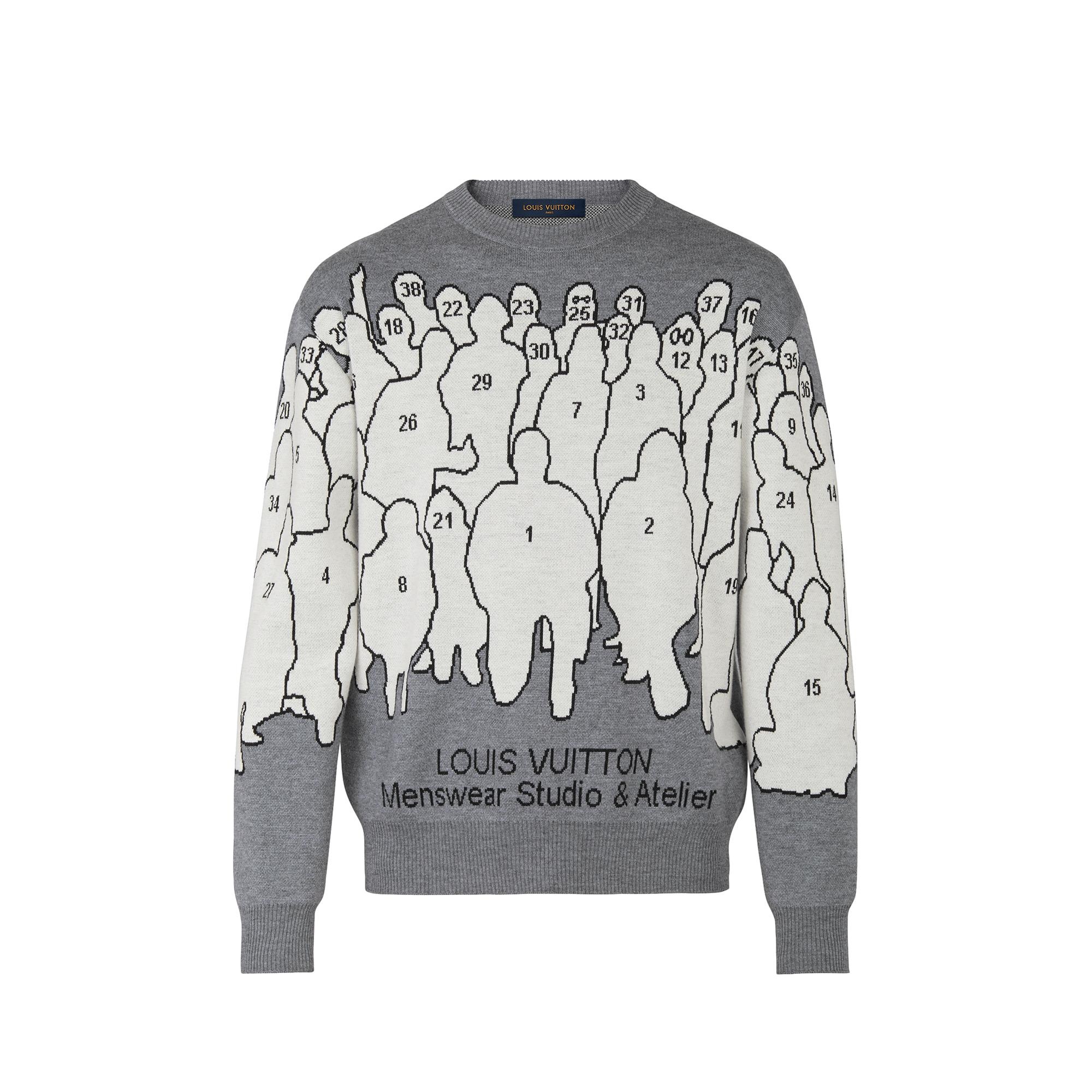 Studio Jacquard Crewneck - 1