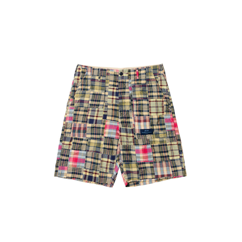PALACE ENGINEERED GARMENTS PATCH WORK MADRAS SHORT MULTI 1
