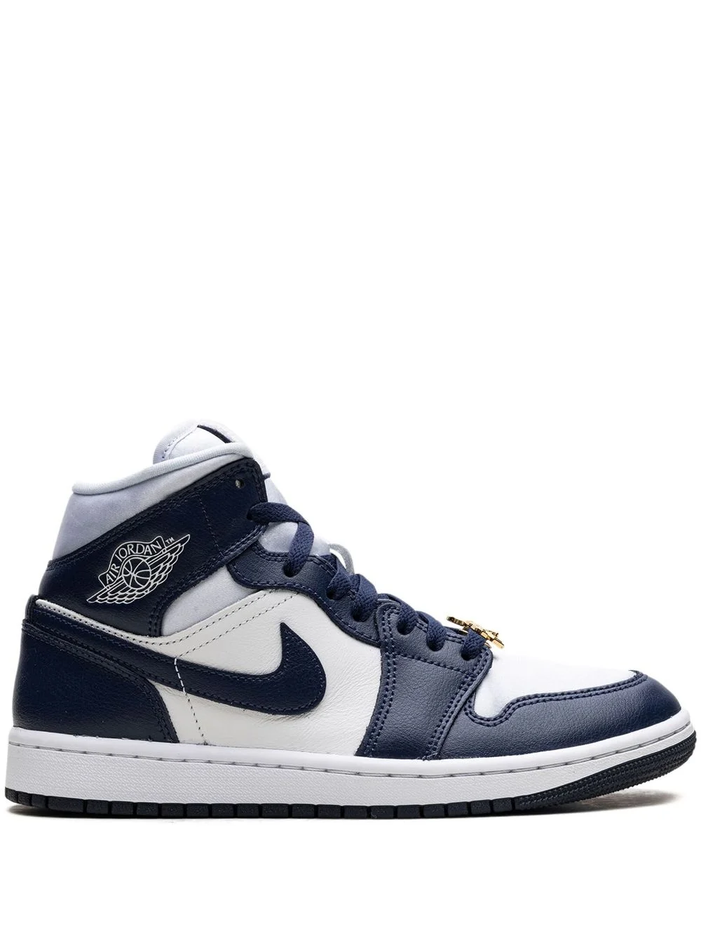 Air Jordan 1 Mid "Football Grey/White/Midnight Navy" sneakers - 1