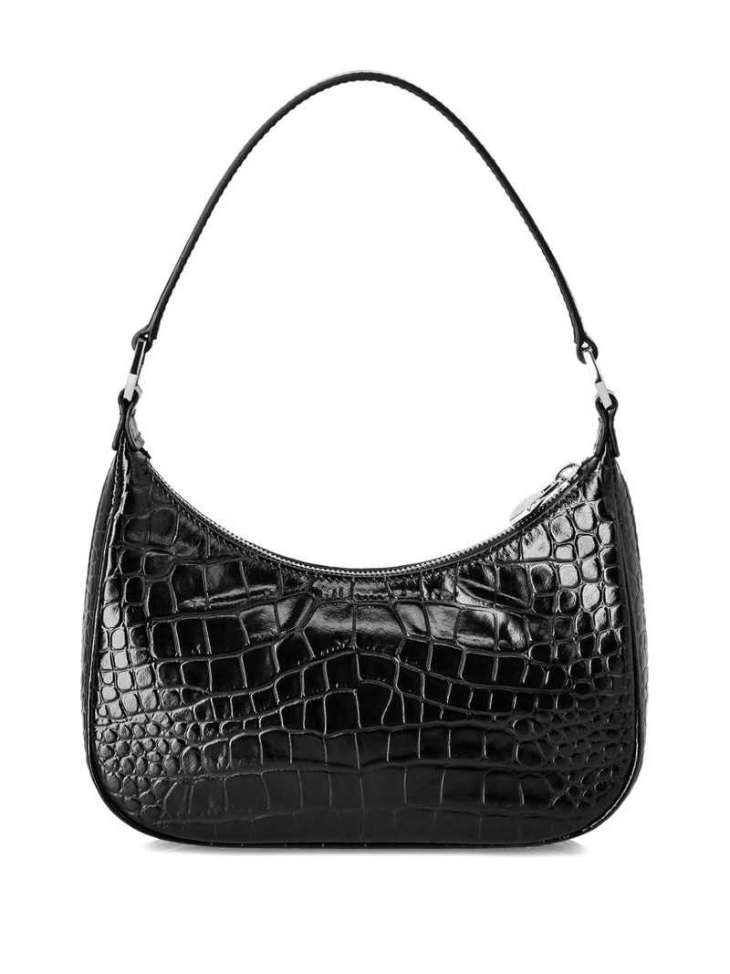 crocodile-embossed shoulder bag 3