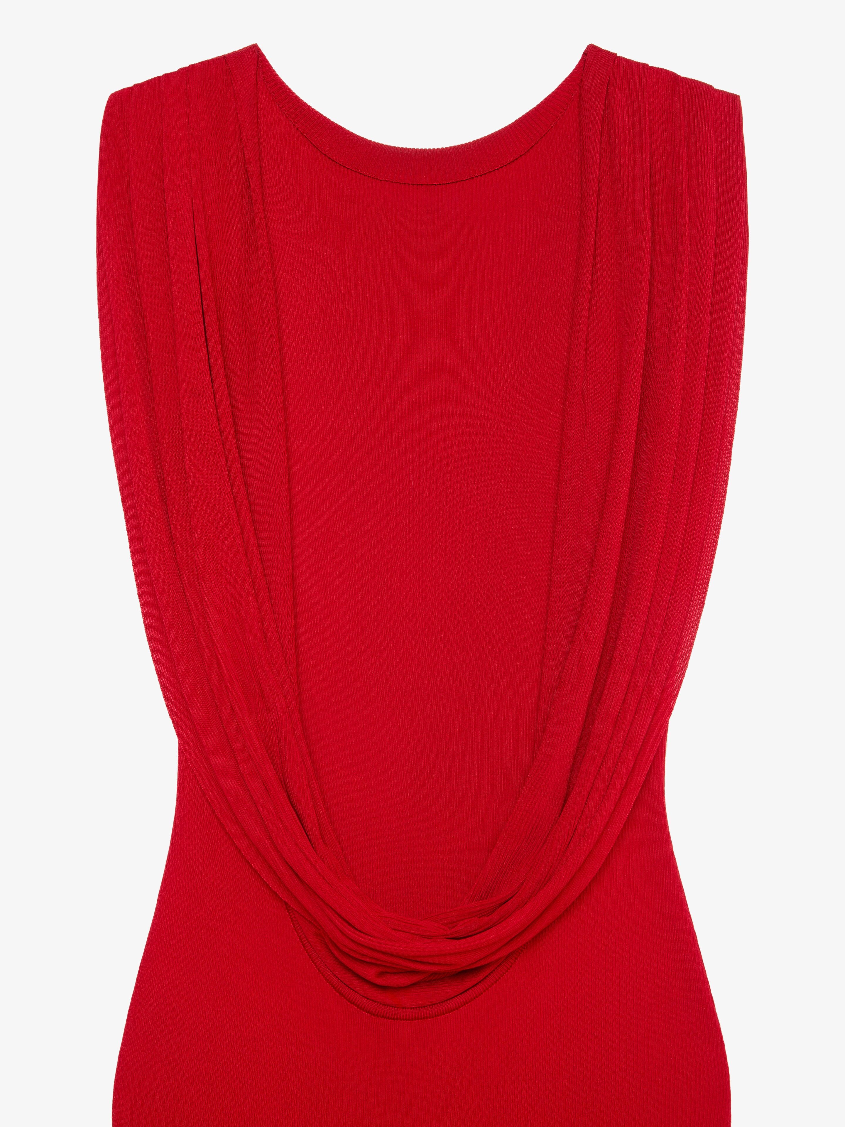 DRESS IN KNIT WITH OPEN BACK - 6