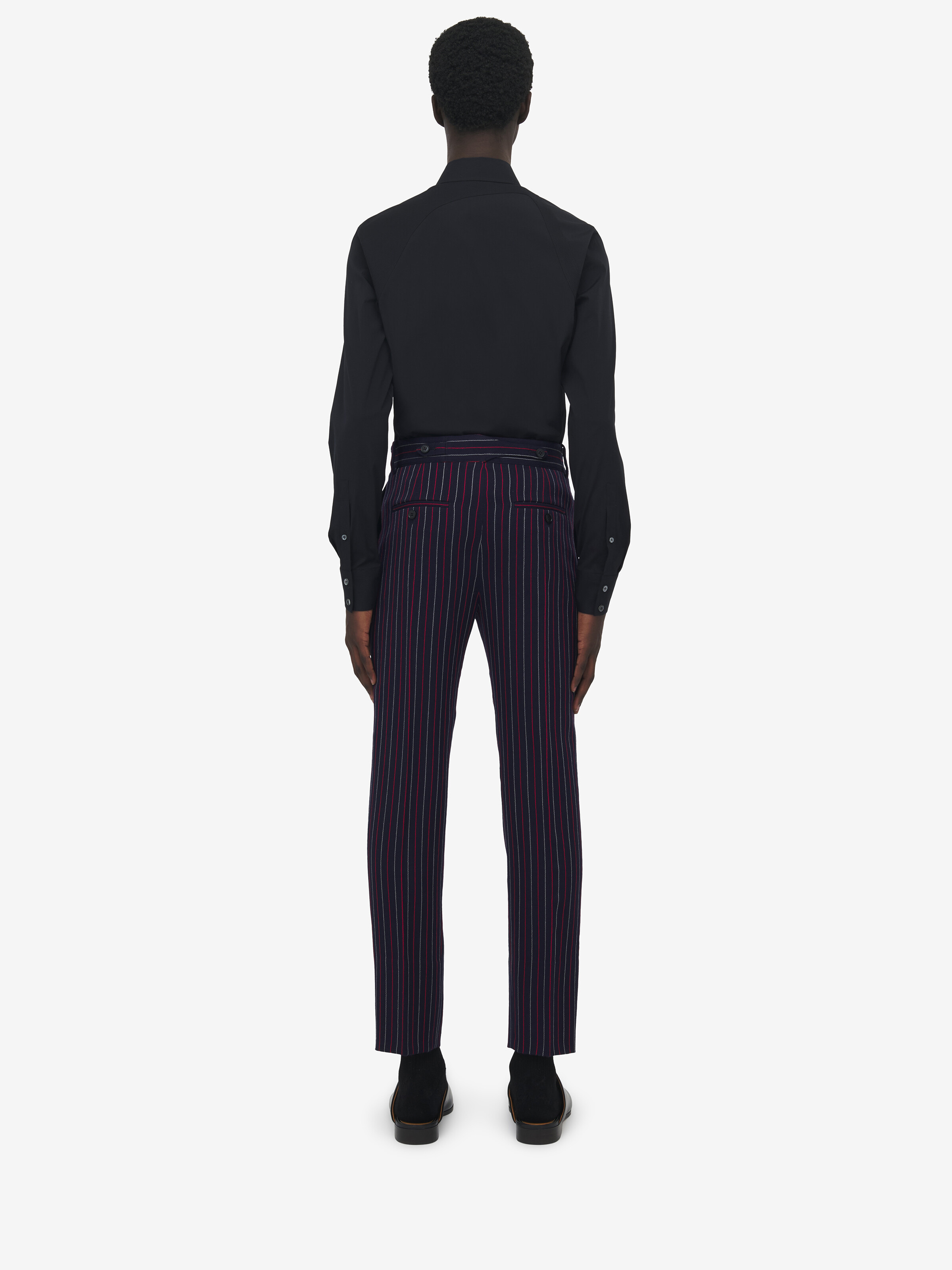 Boat Stripe Cigarette Trousers - 4