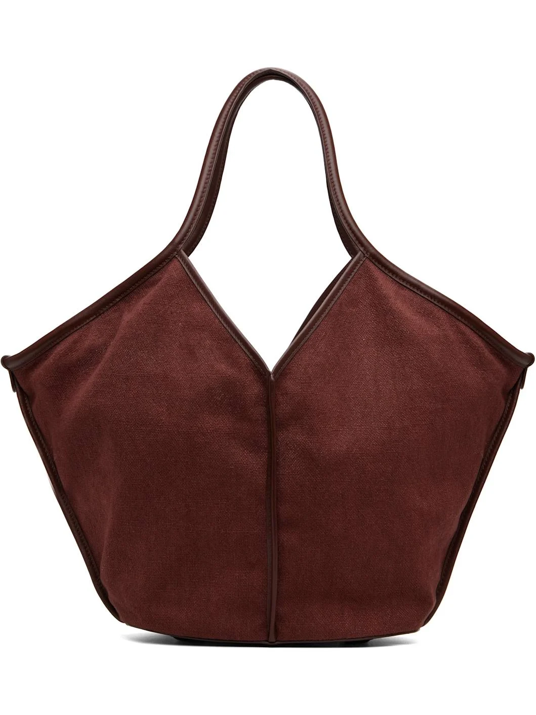 Brown Calella Soft Linen Tote - 1