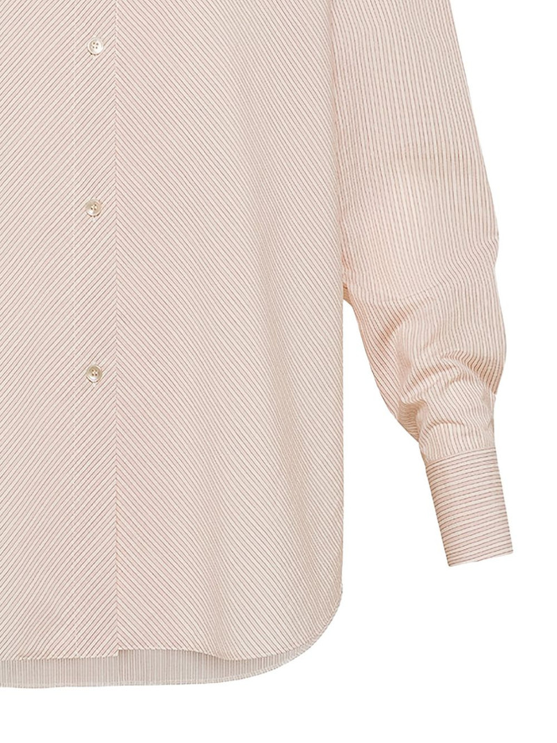 forte_forte striped-pattern buttoned shirt outlook