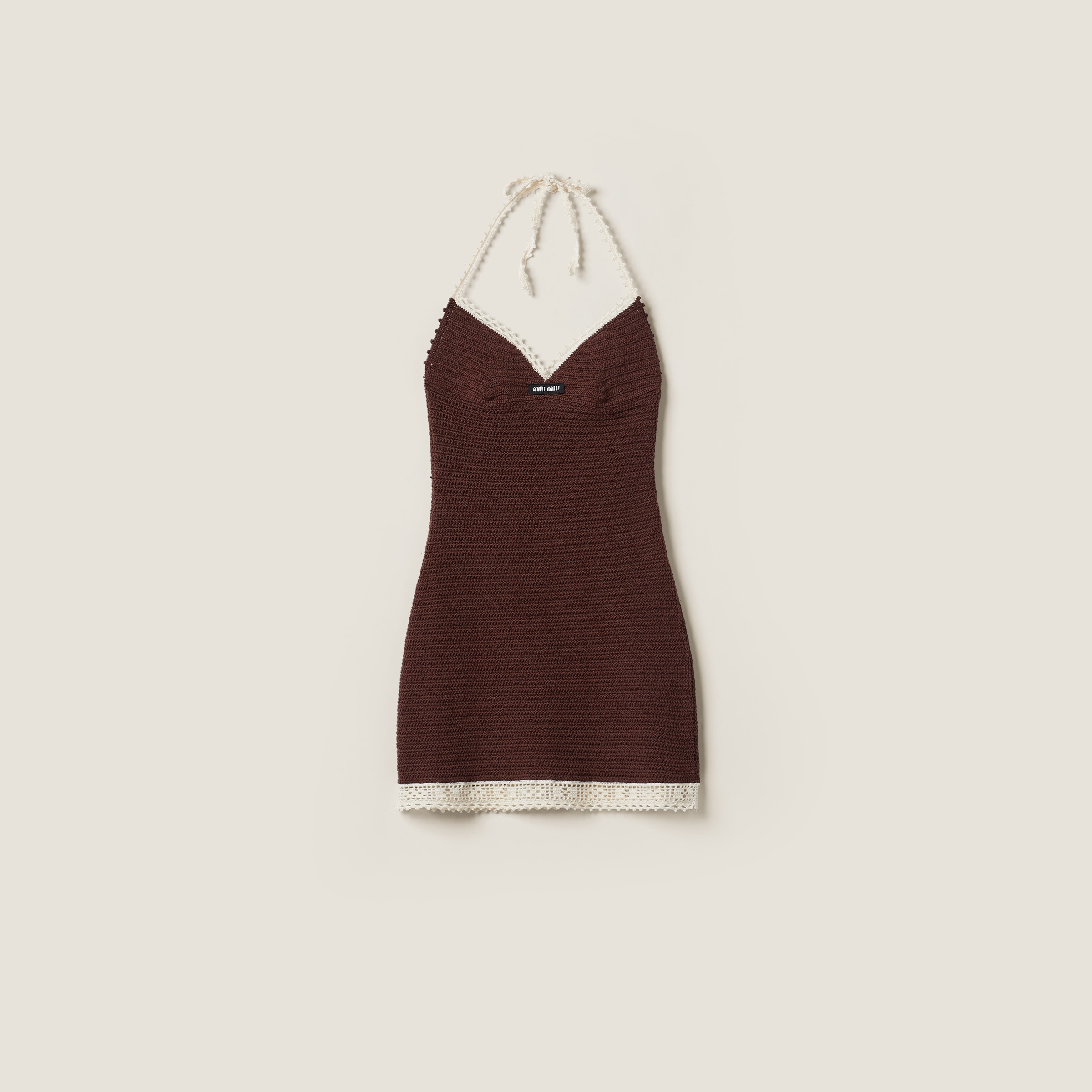 Cotton halter dress - 1