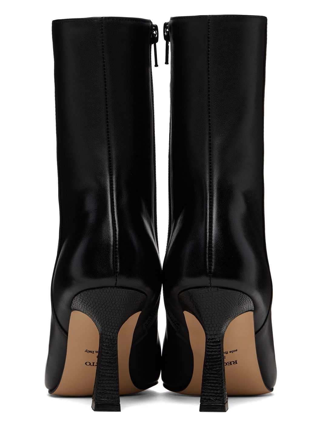 Black Cassandra Ankle Boots - 2