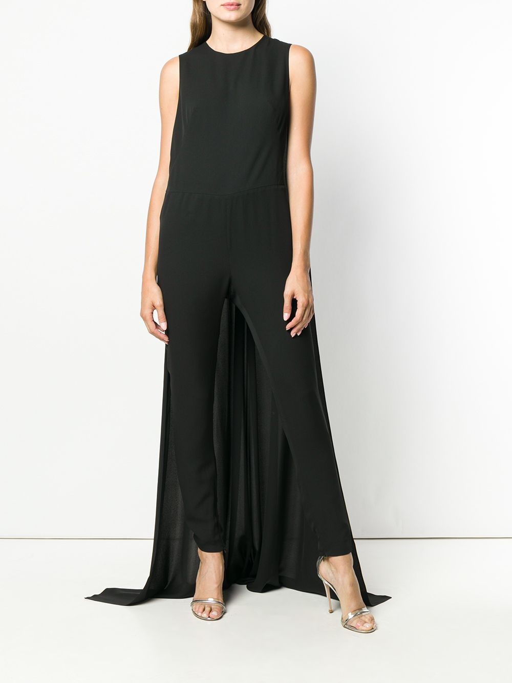 cape detail jumpsuit - 4