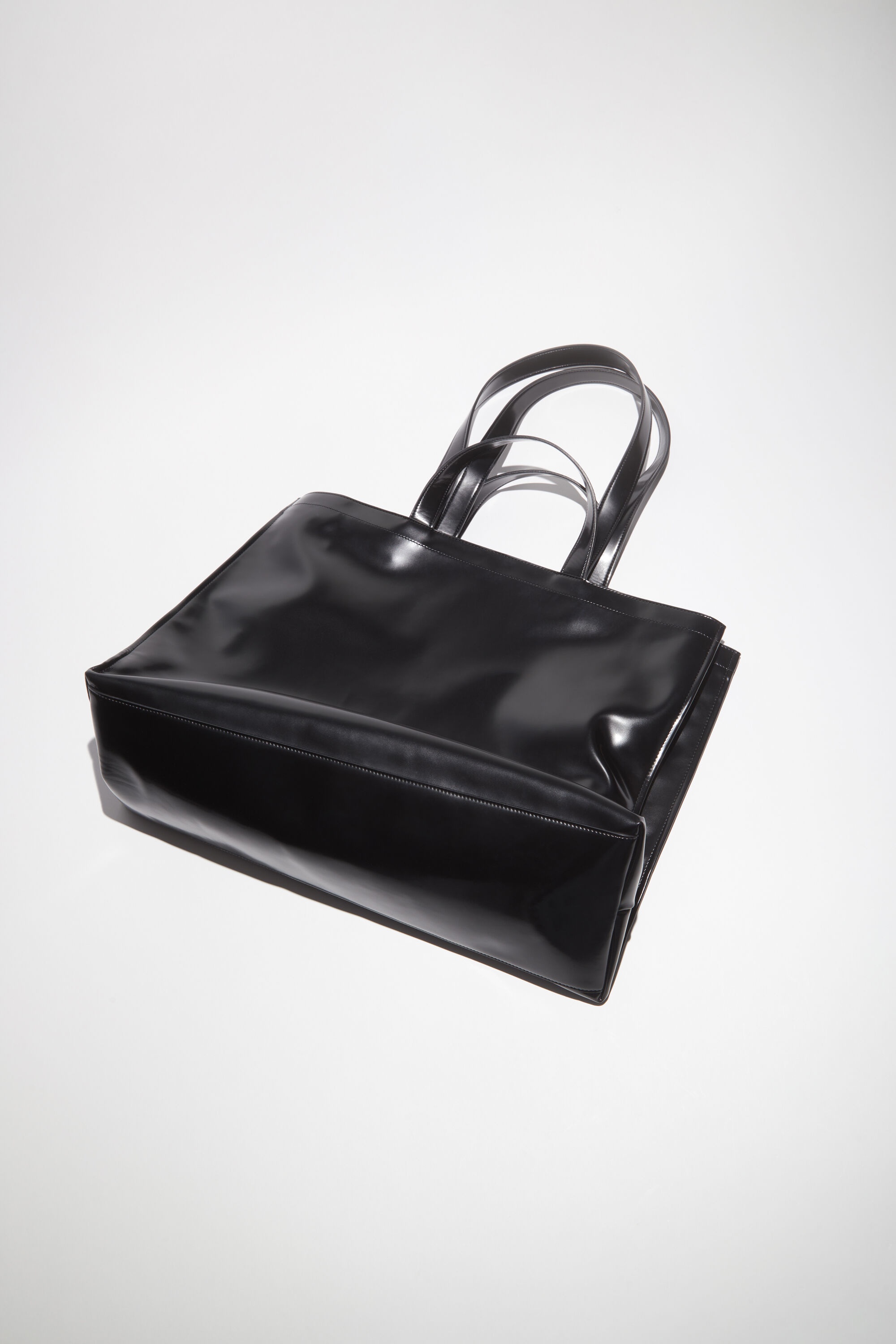 【Acne Atudios】 Logo shoulder tote bag Acne Studios - Logo Shoulder Tote Bag - White/green