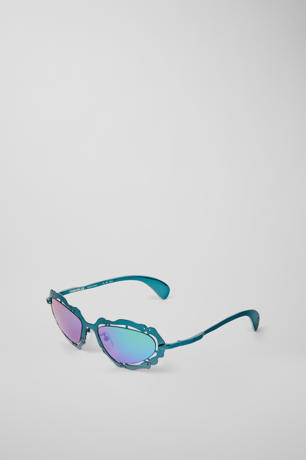 Blue-green NOPEA Metal Sunglasses - 4