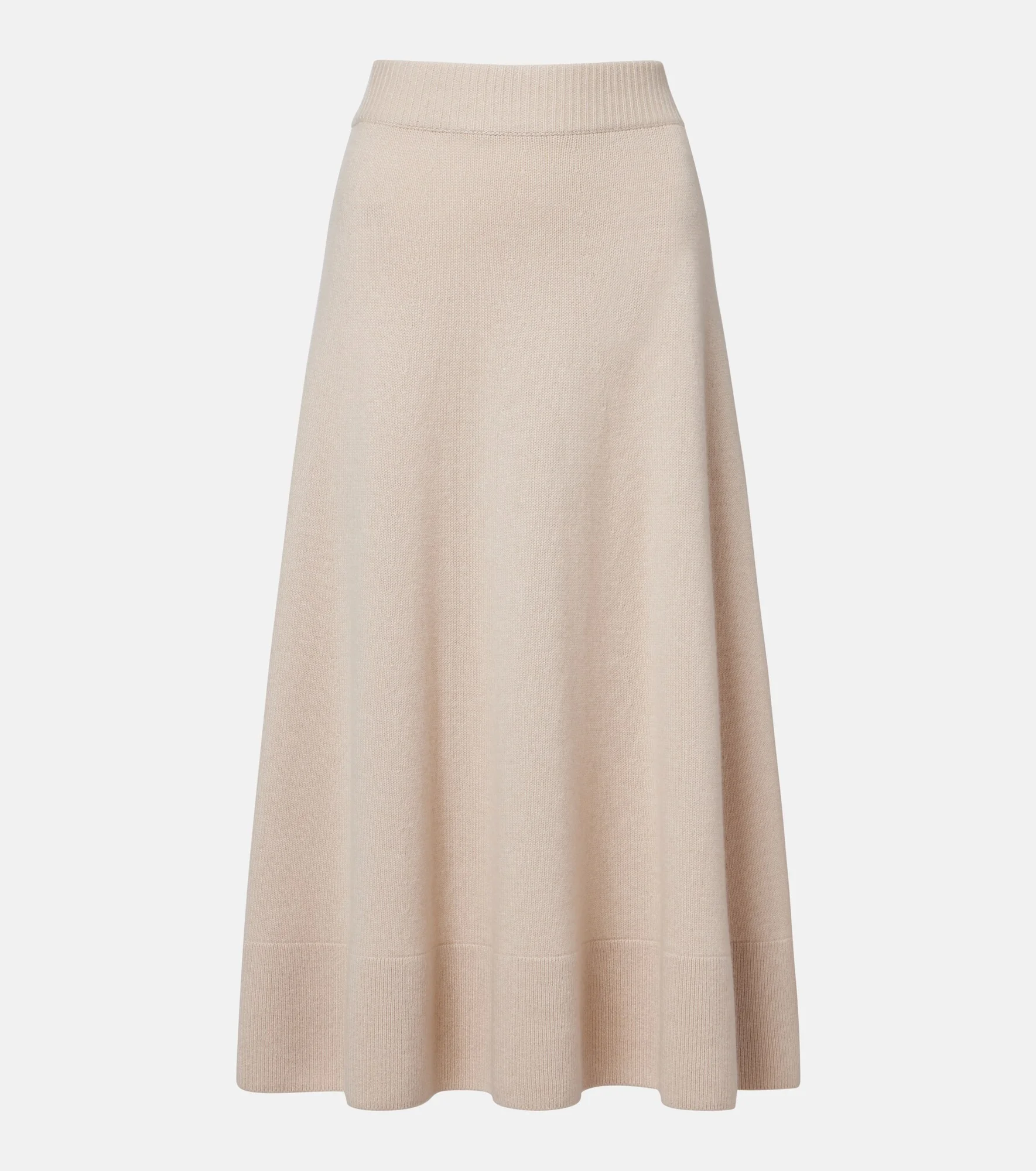 Cashmere midi skirt - 1