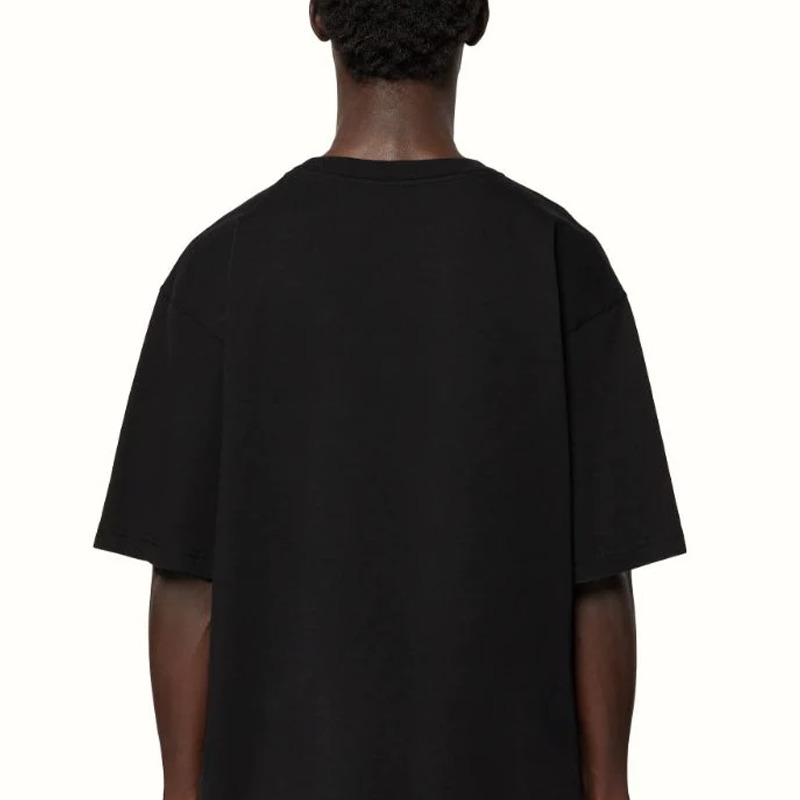 HERON PRESTON SS22 CTNMB T-shirt 'Black' HMAA025C99JER0021001 - 2