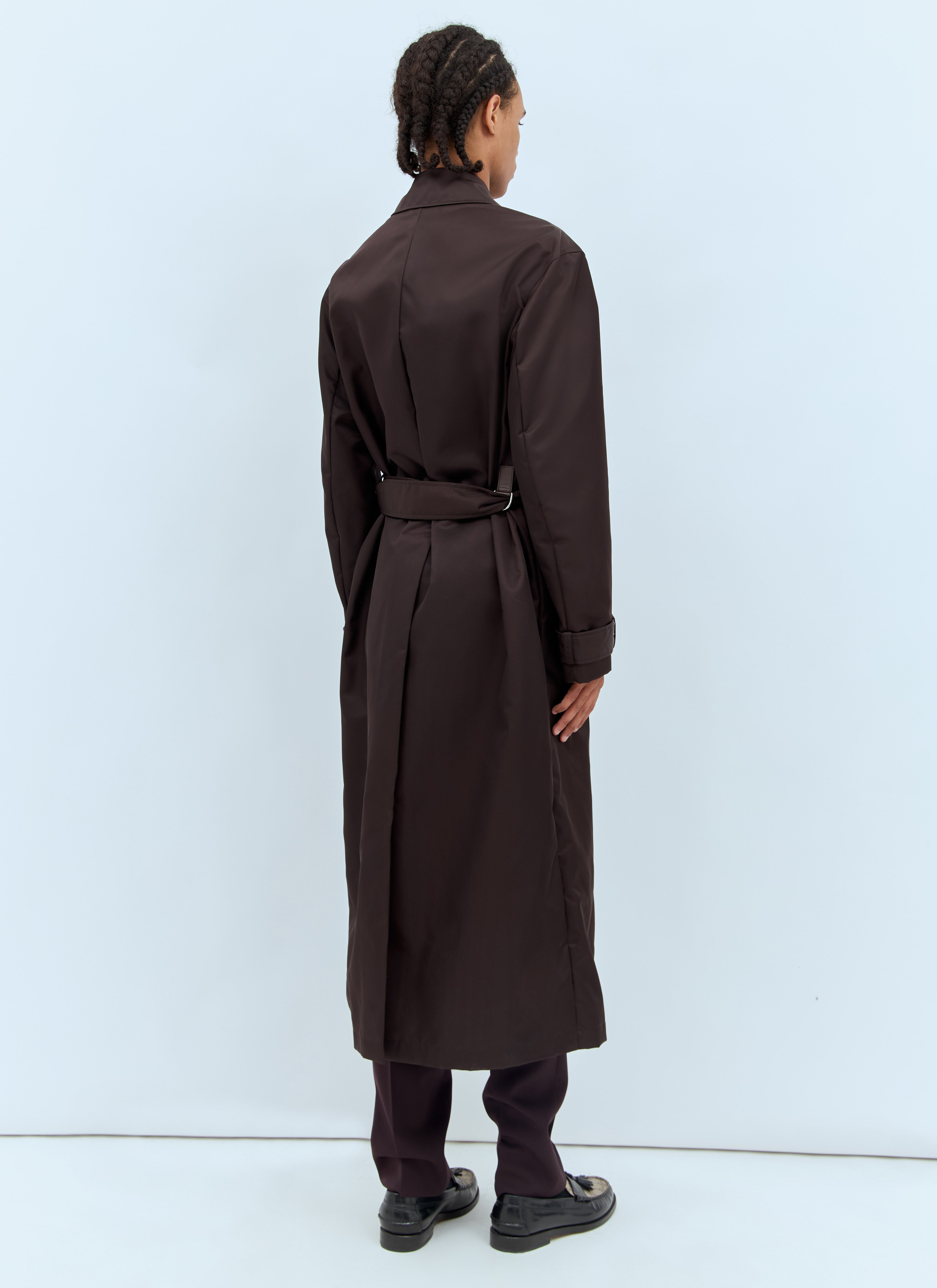 Gucci Men Gabardine Coat - 2