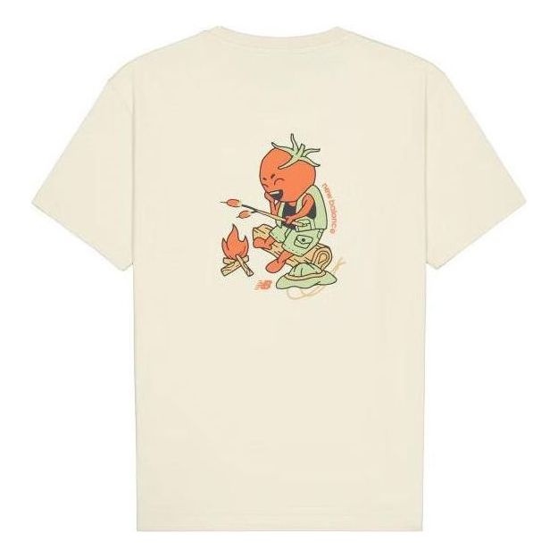 New Balance Back Print Graphic T-Shirt 'Beige' AMT41363-BE - 2