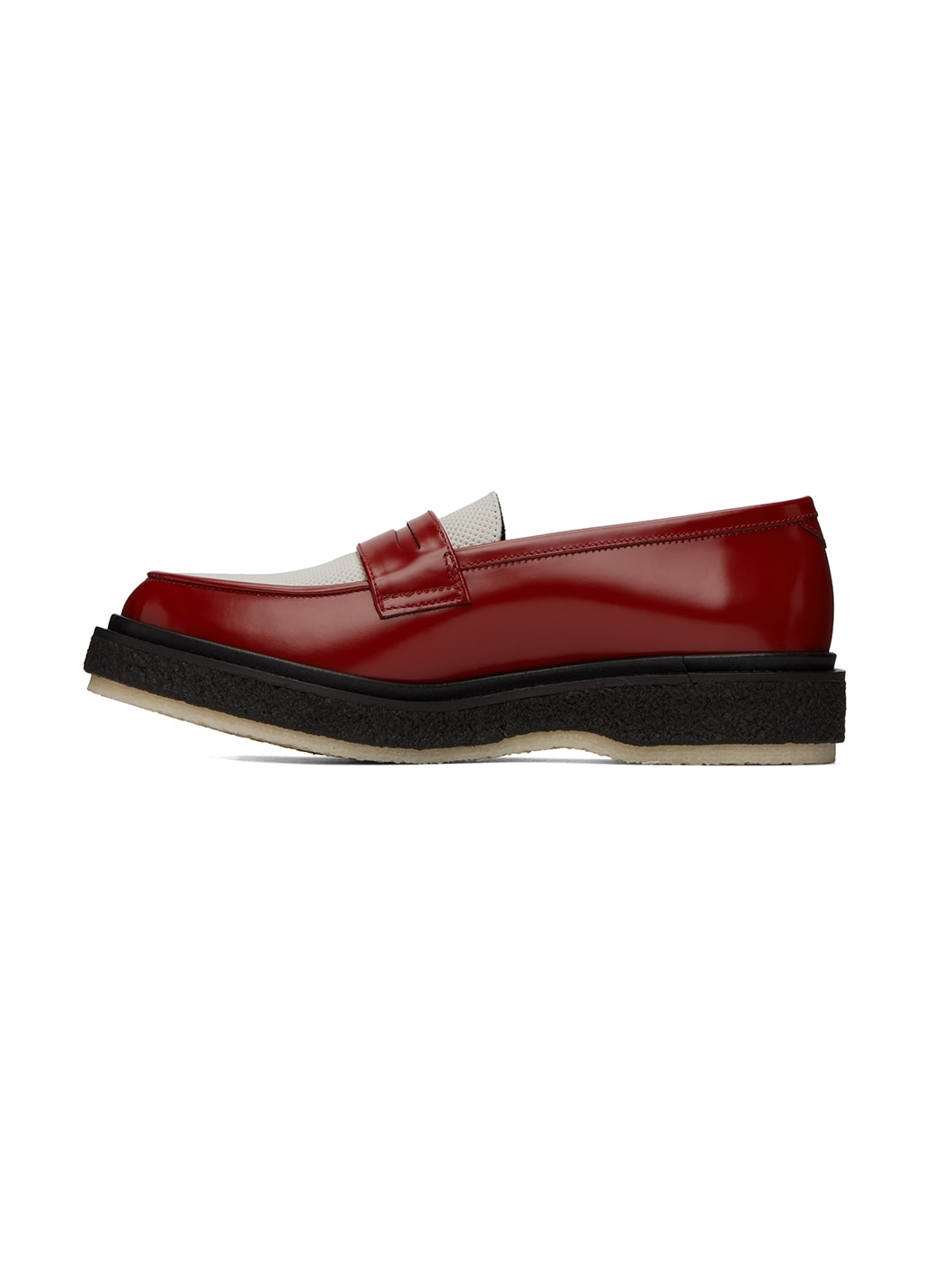 Red & White Type 5 Loafers - 3