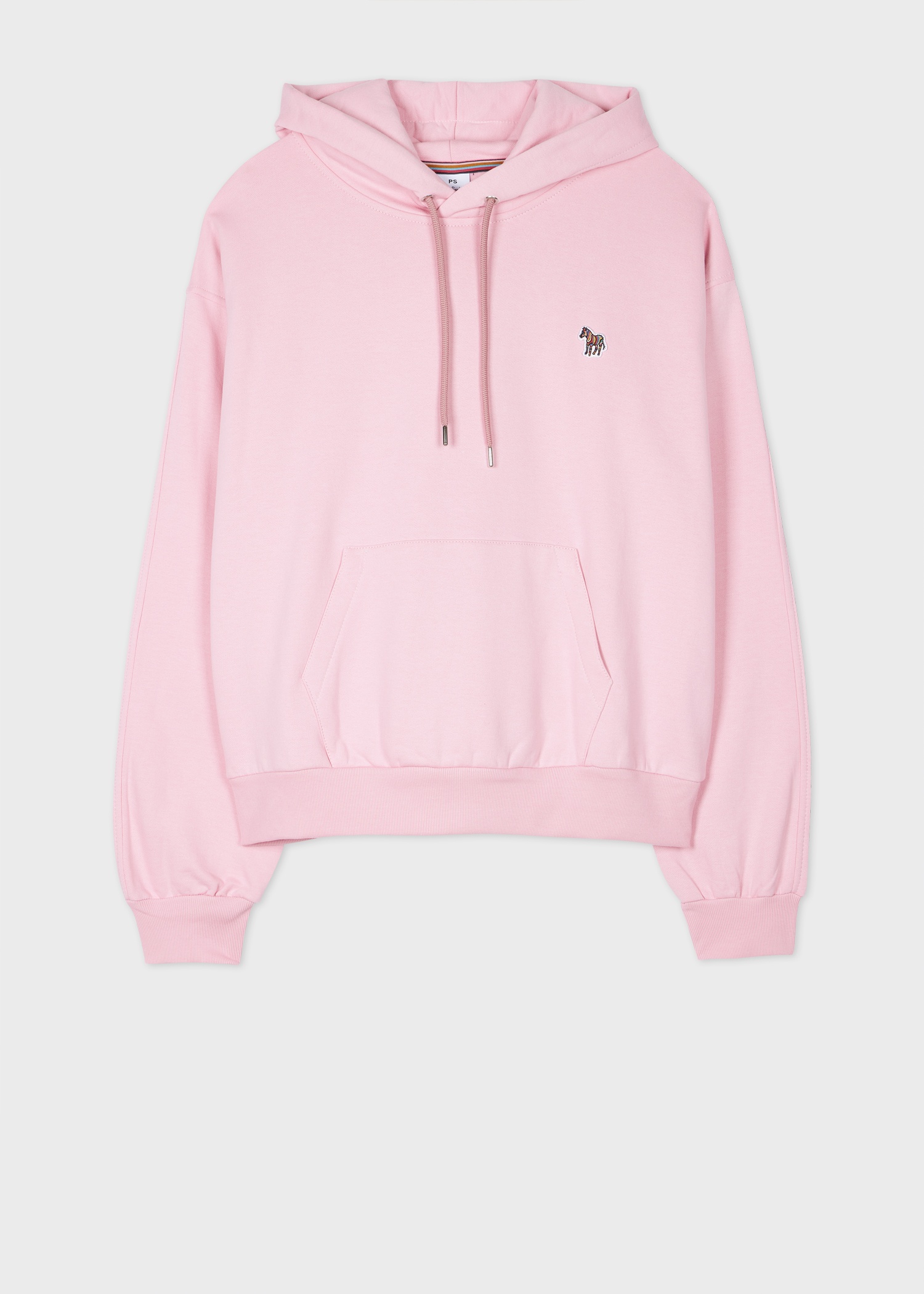 Women's Pink Zebra Logo Hoodie - 1