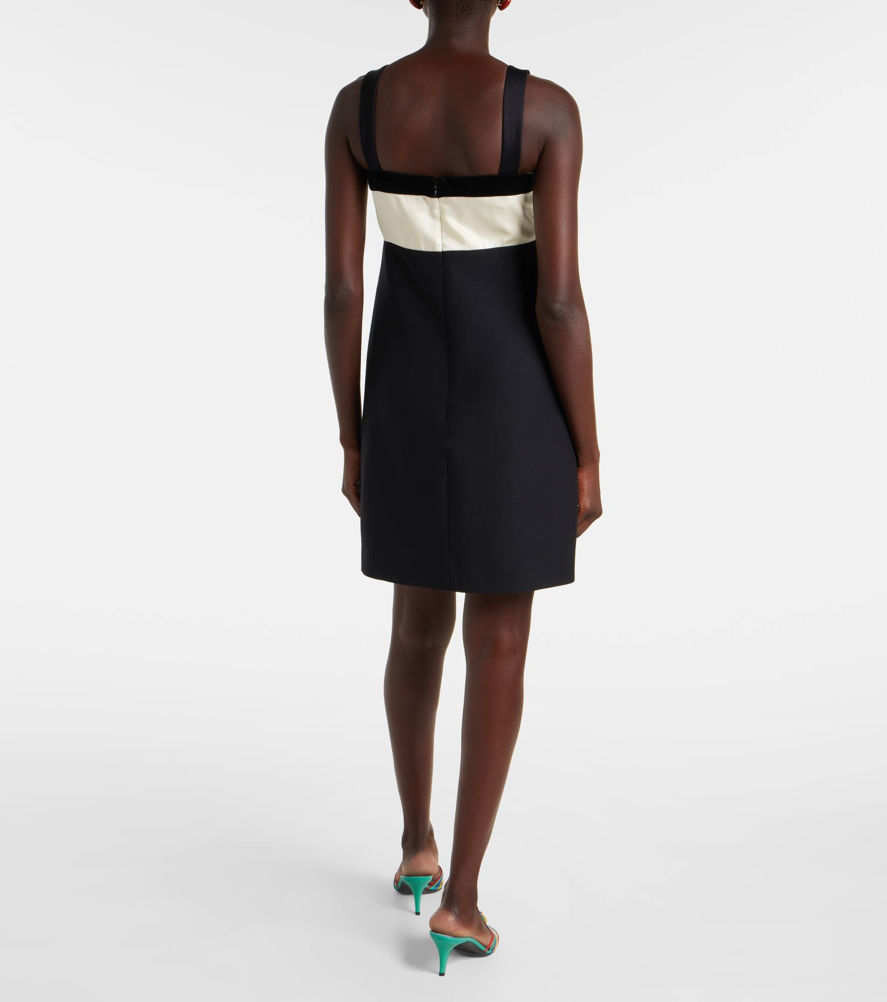 Crepe Couture embroidered minidress - 3