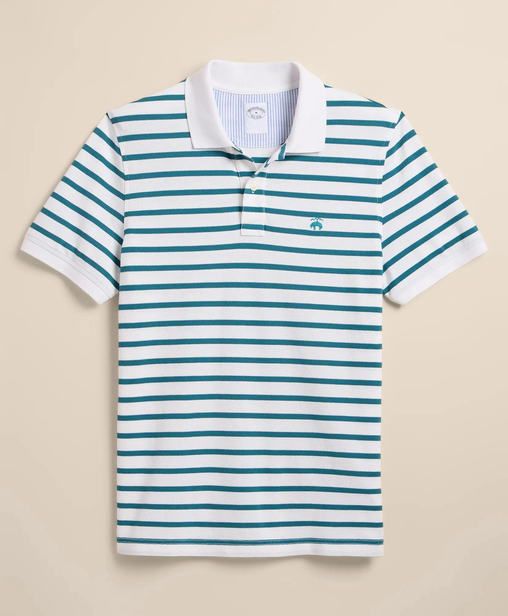 Golden Fleece® Stretch Supima® Cotton Short-Sleeve Striped Polo - 1
