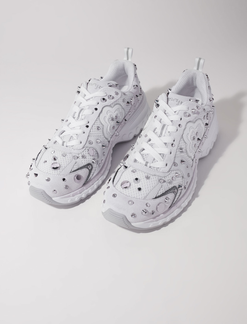 maje M stud trainers outlook