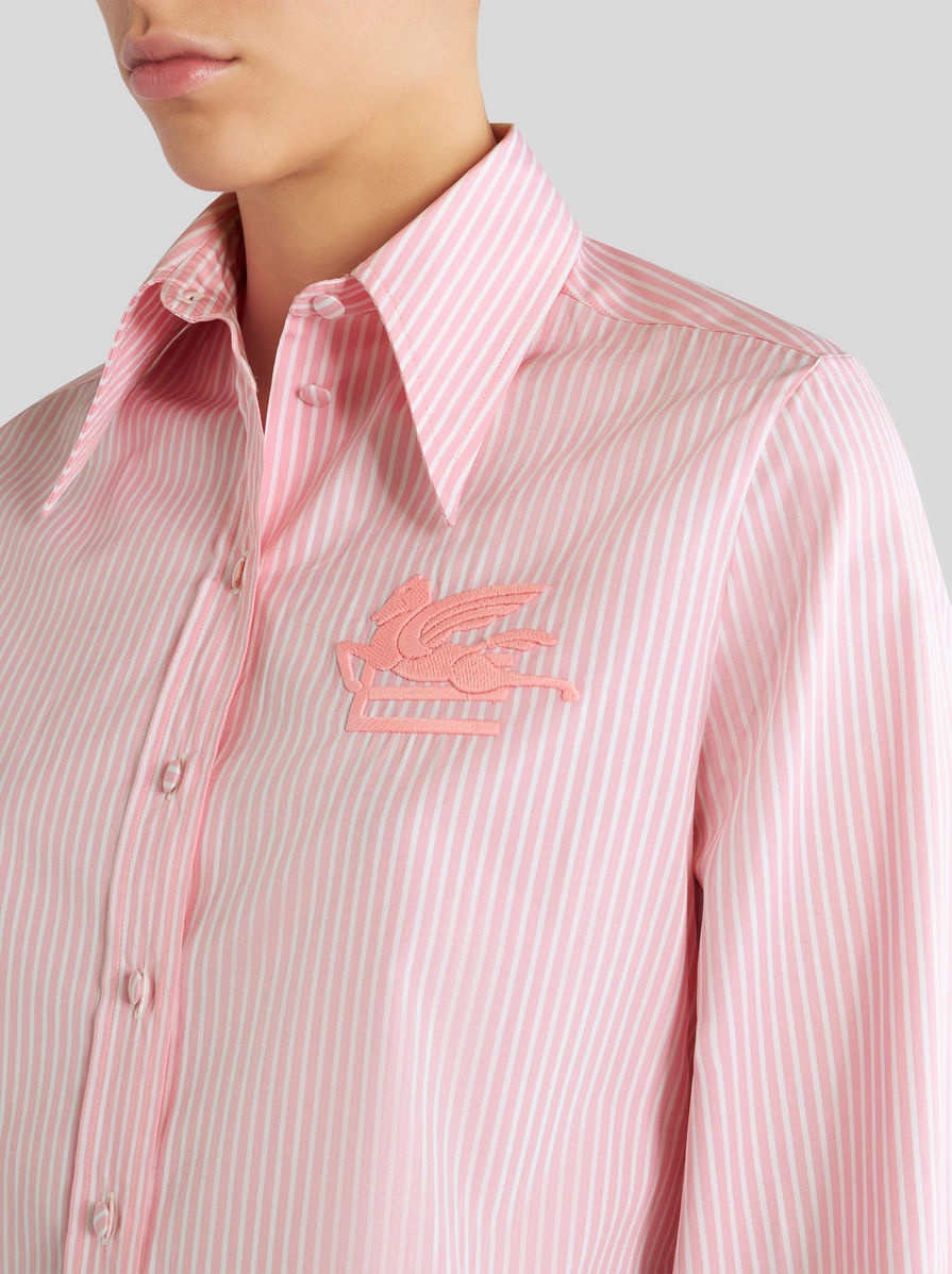 STRIPED SHIRT WITH ETRO LOGO - 3