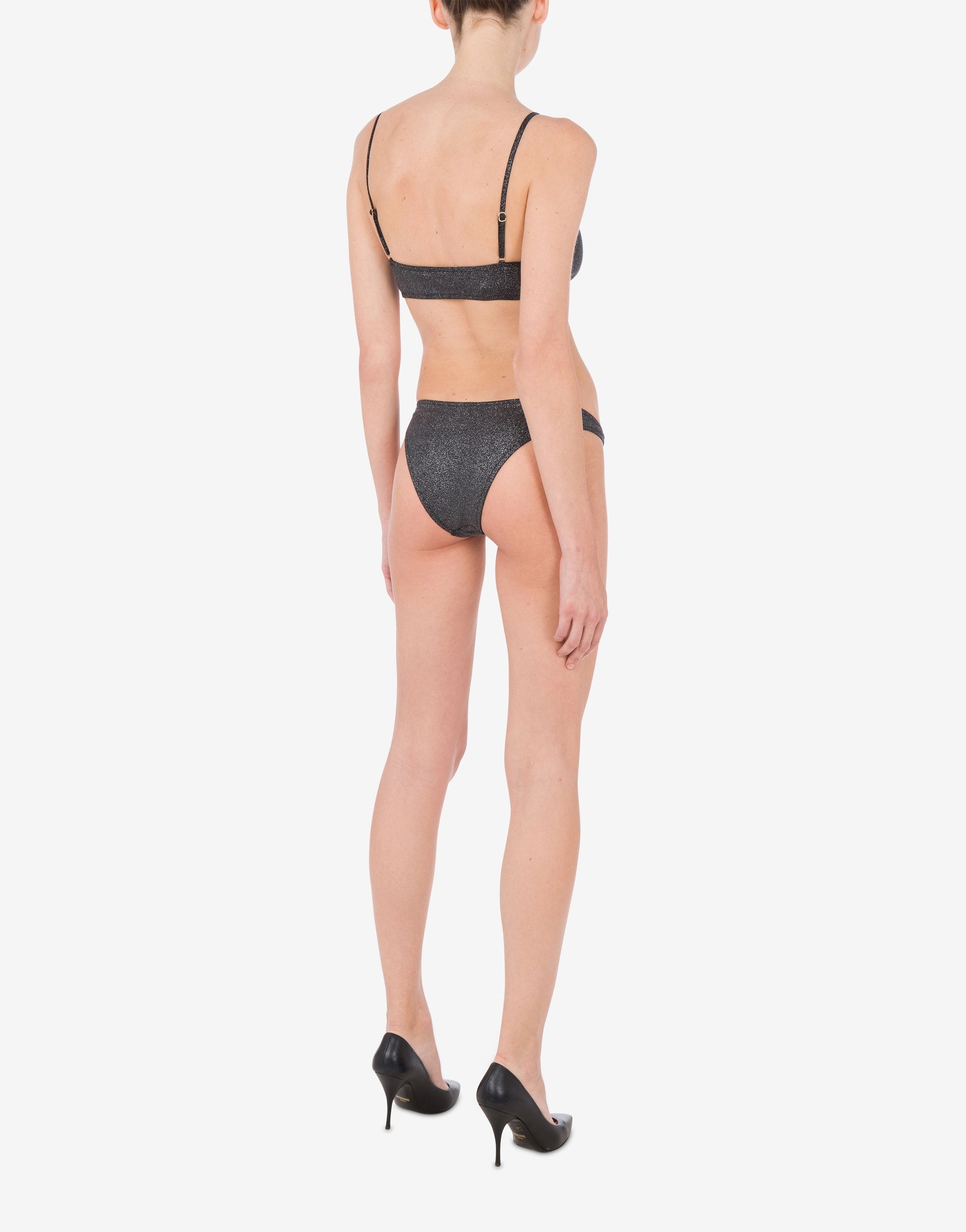 GLITTER METAL HEARTS SWIM BRIEFS - 2