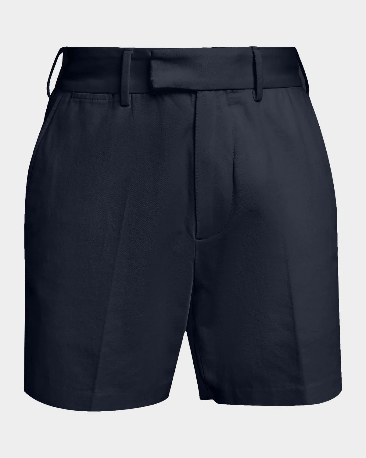 Men's Brushed Cotton Flat-Front Shorts - 1