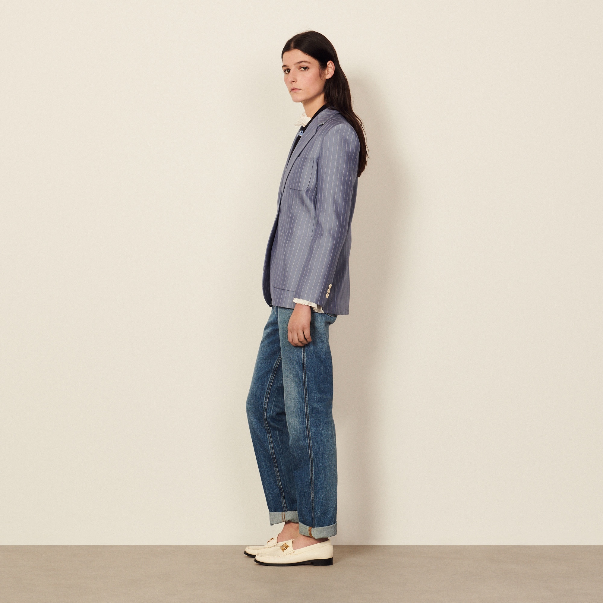 Striped tailored jacket - 4