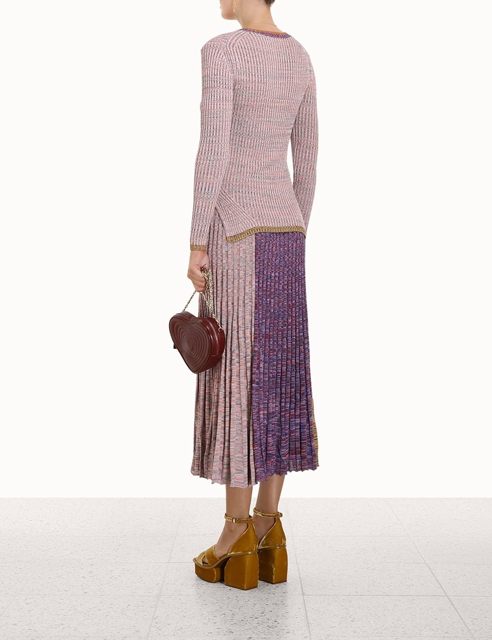 KALEIDOSCOPE MOULINE SWEATER - 4