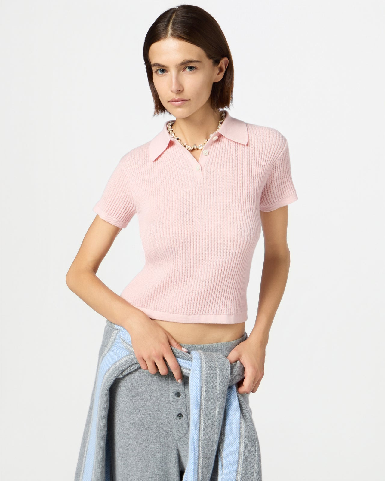 Shrunken Polo in Cashmere - 4