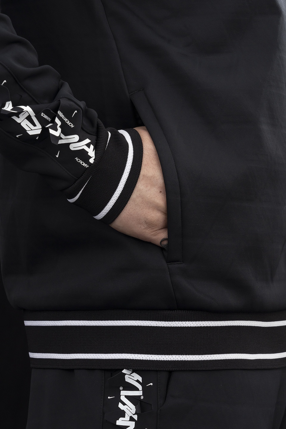 GGG-J1-011 Nike® Acronym® Track Jacket Knit Black/Black - 17