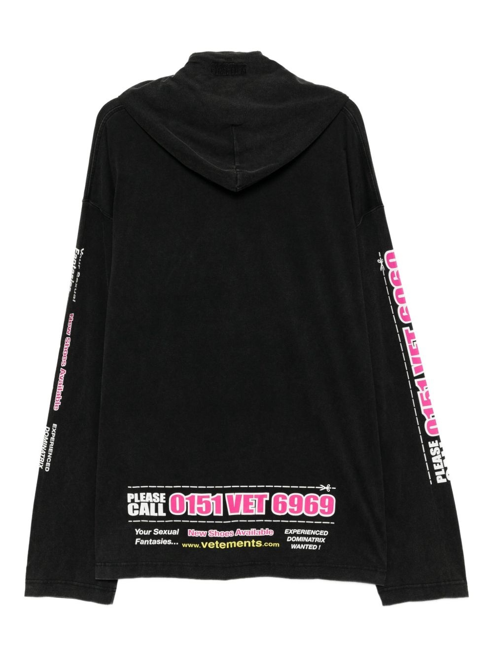 graphic-printed hoodie - 2