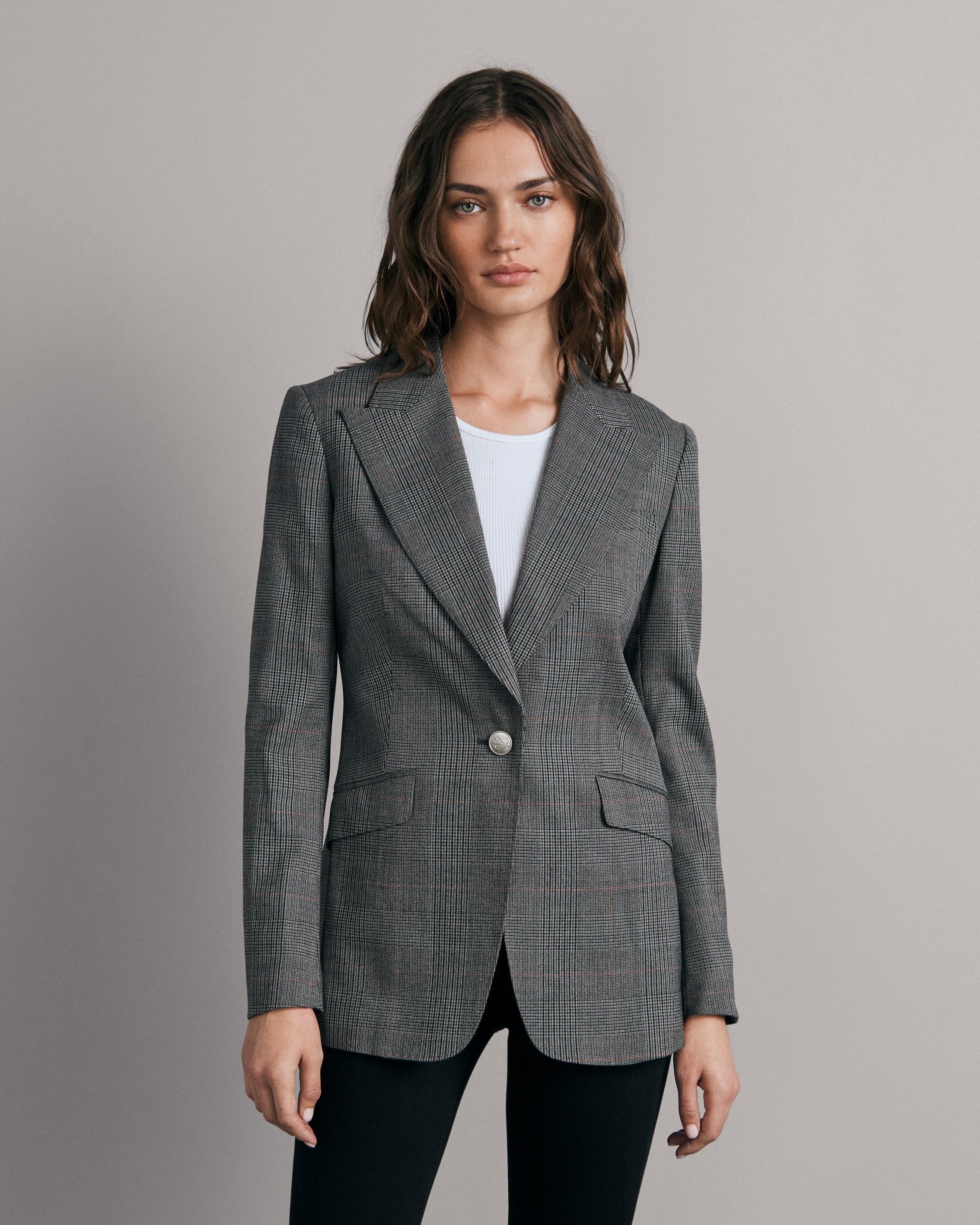 Bianca Check Wool Blazer
Relaxed Fit Blazer - 1