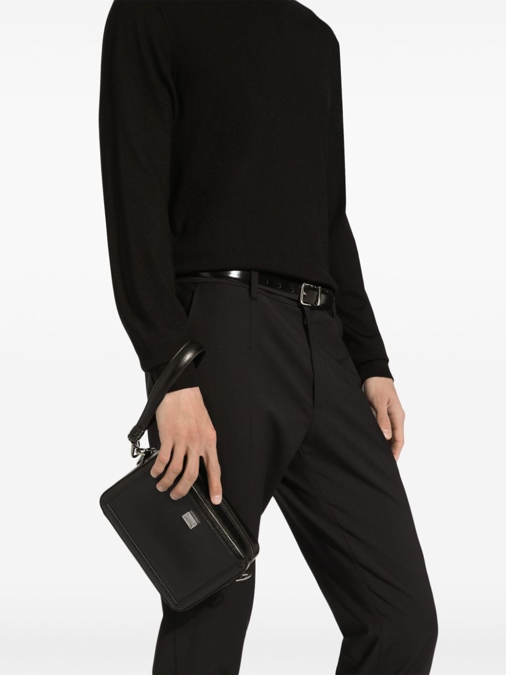logo-plaque crossbody bag - 3