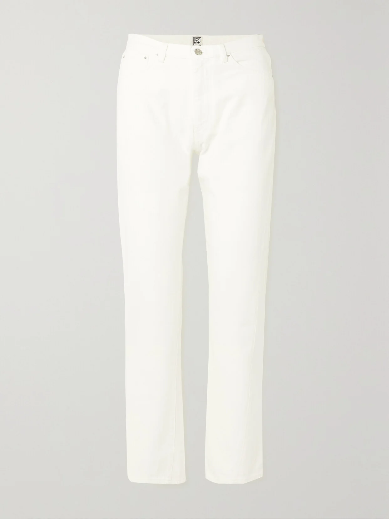 + Net Sustain Twisted Seam High-rise Straight-leg Organic Jeans - 1