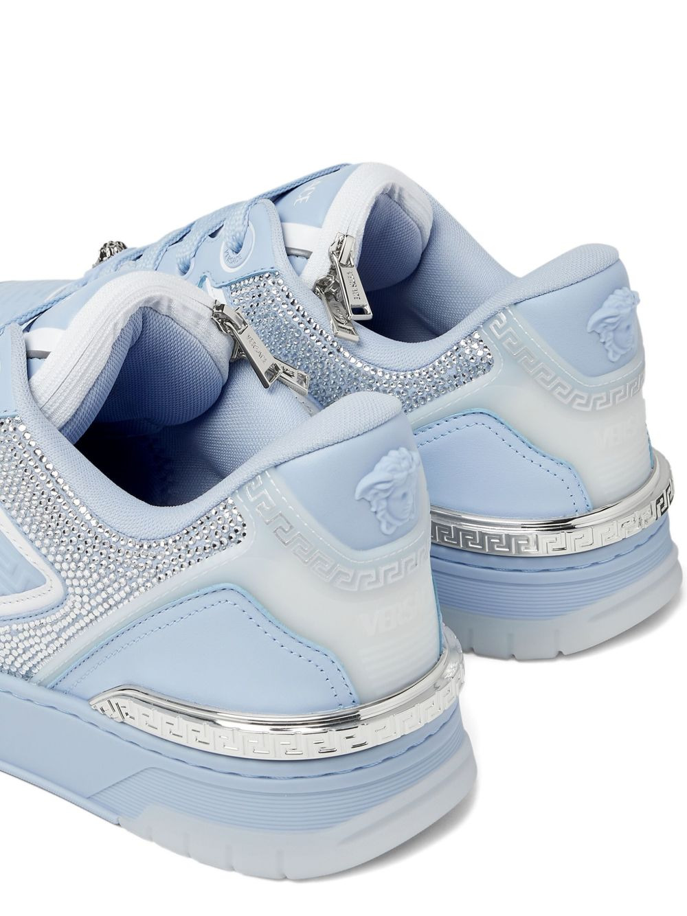 Biggie Basket crystal-embellished sneakers - 4