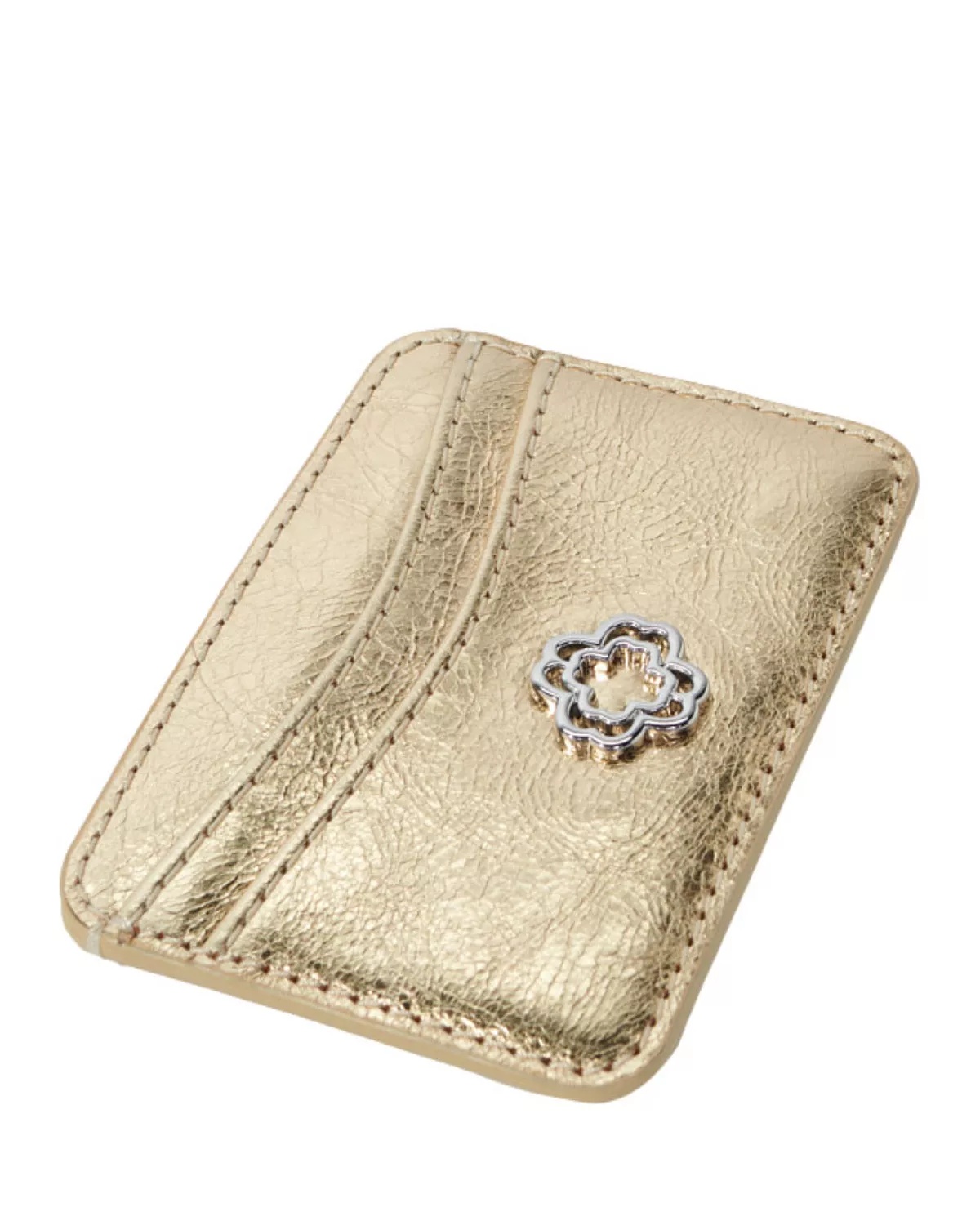 Sima Metallic Leather Card Holder - 3