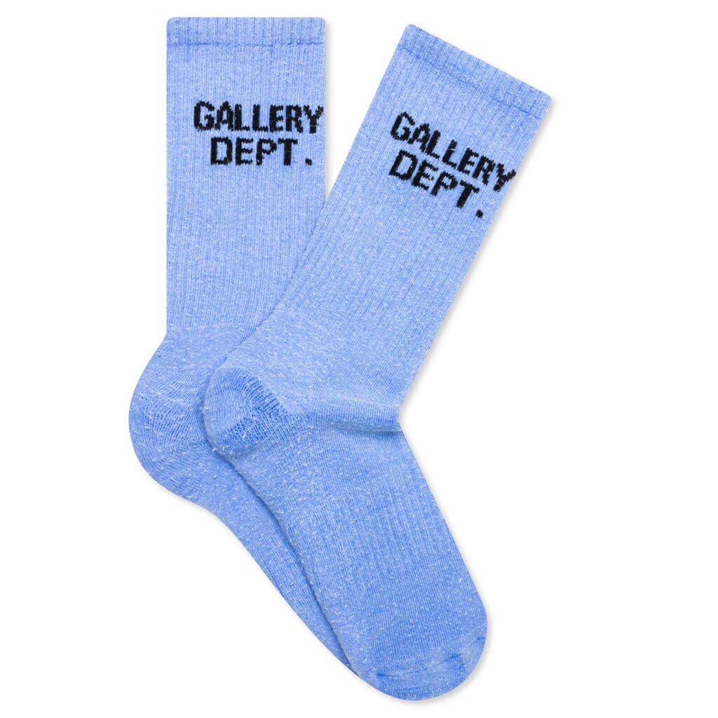 CLEAN SOCKS - FLUORESCENT BLUE - 1