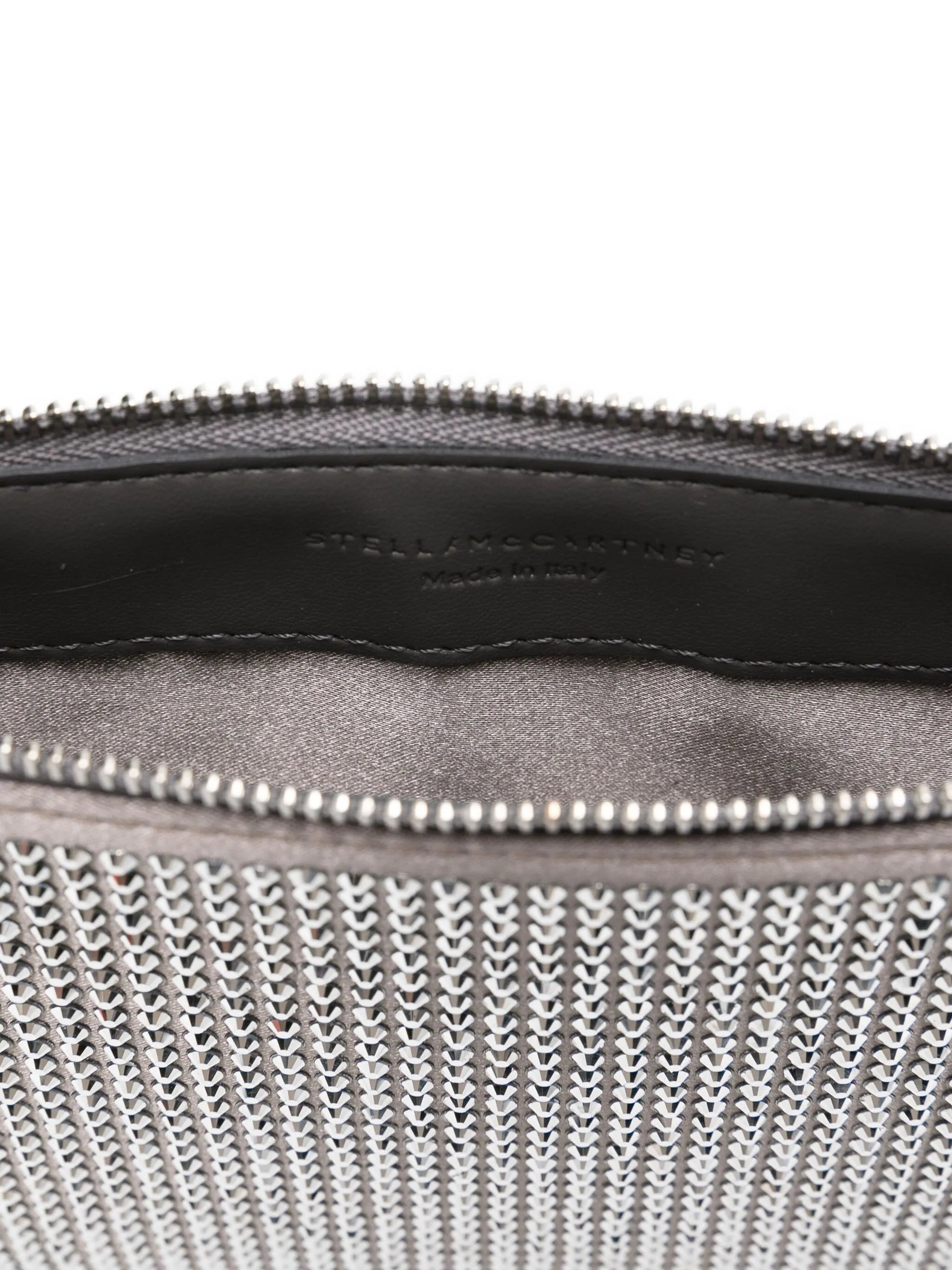 Stella Mccartney Falabella Pochette Crystal-embellished Chain Shoulder Bag - 2