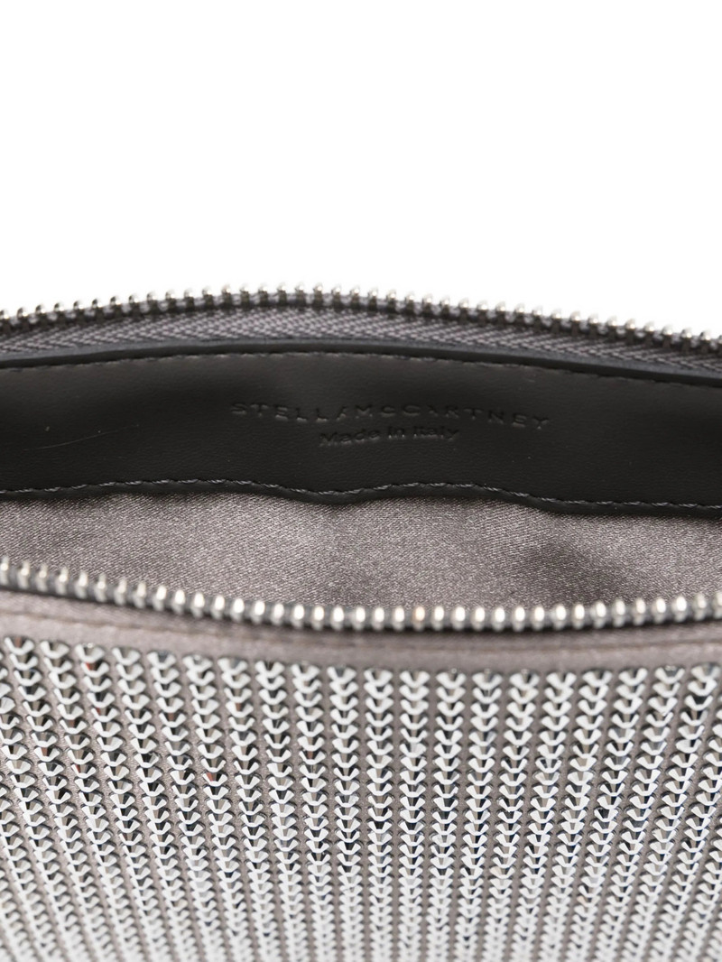 Stella McCartney Stella Mccartney Falabella Pochette Crystal-embellished Chain Shoulder Bag outlook
