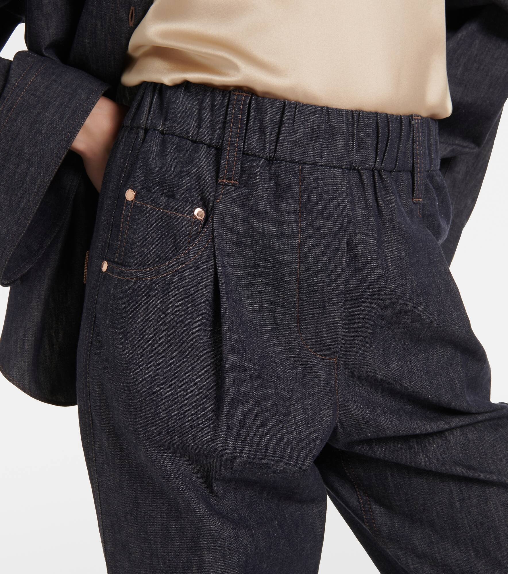 Mid-rise slim jeans - 4