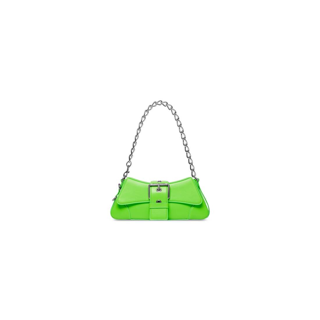 bright green balenciaga bag