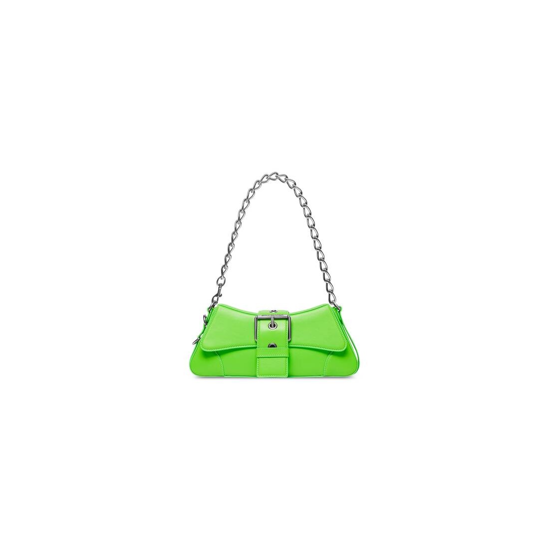 Balenciaga - Lindsay S Leather Shoulder Bag - Womens - Green