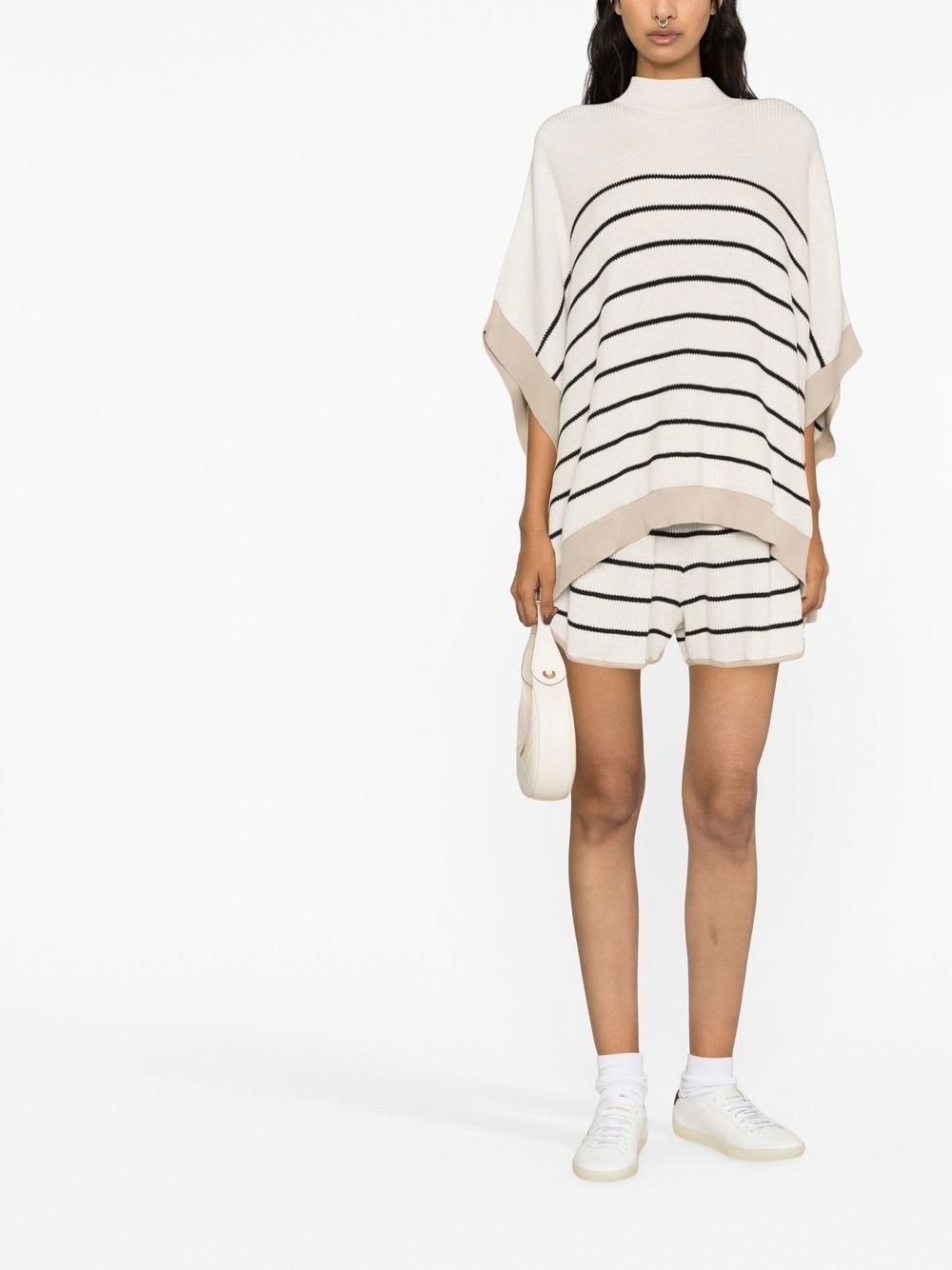 striped cotton bermuda shorts - 2