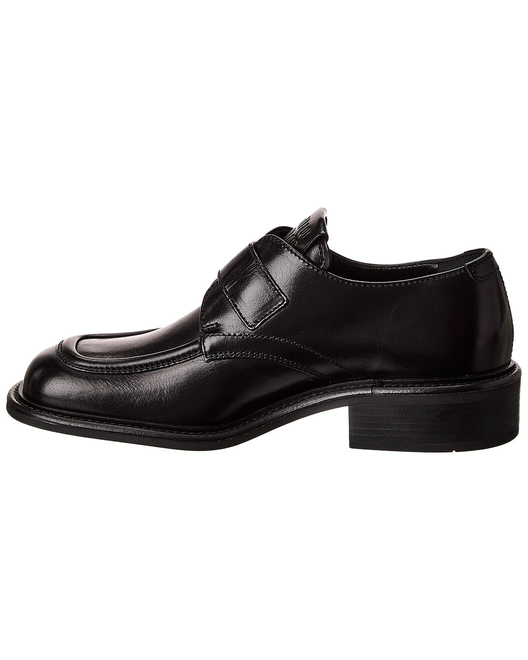 Miu Miu Brogue Leather Loafer - 2