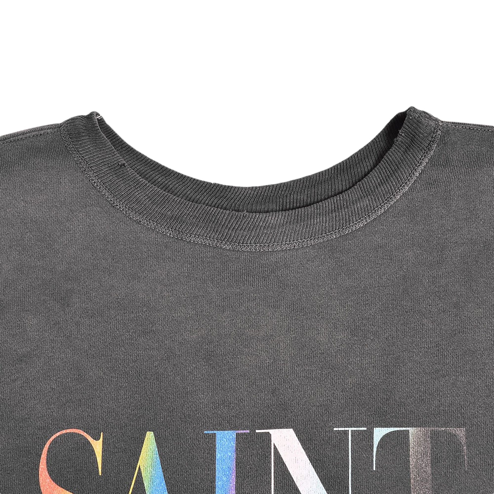 SAINT Mxxxxxx Rainbow Saint Sweatshirt 'Black' - 3