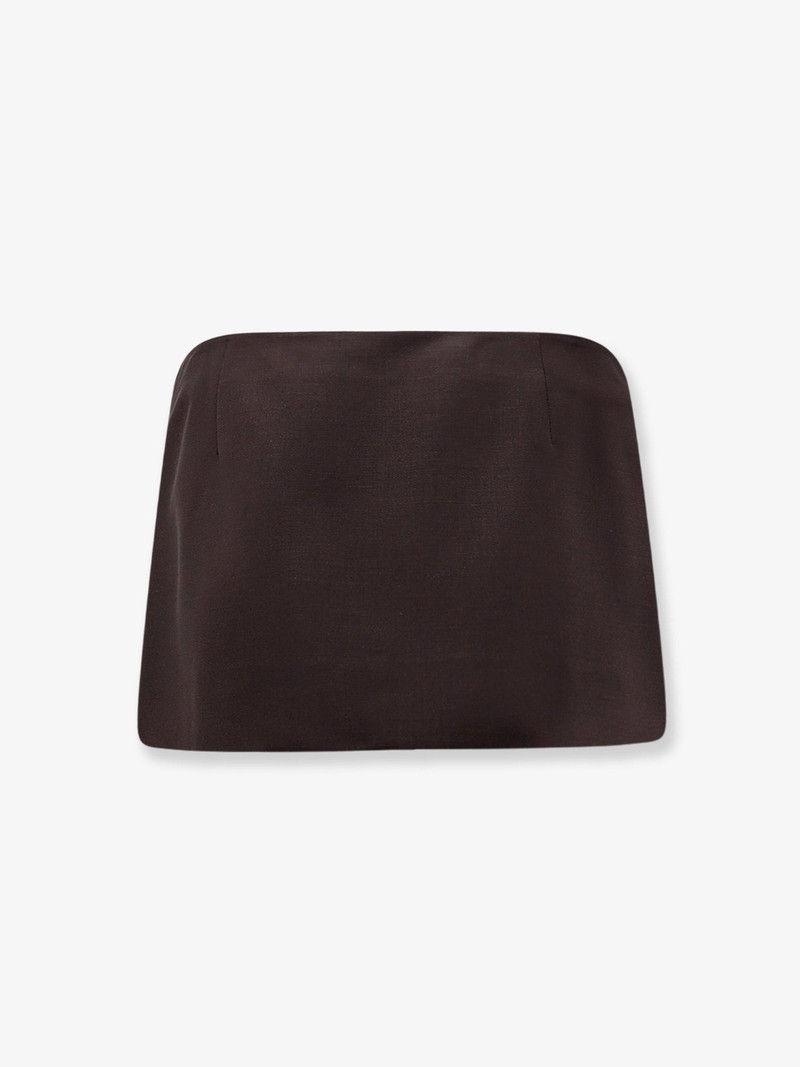 Miu Miu Mohair And Virgin Wool Mini Skirt outlook