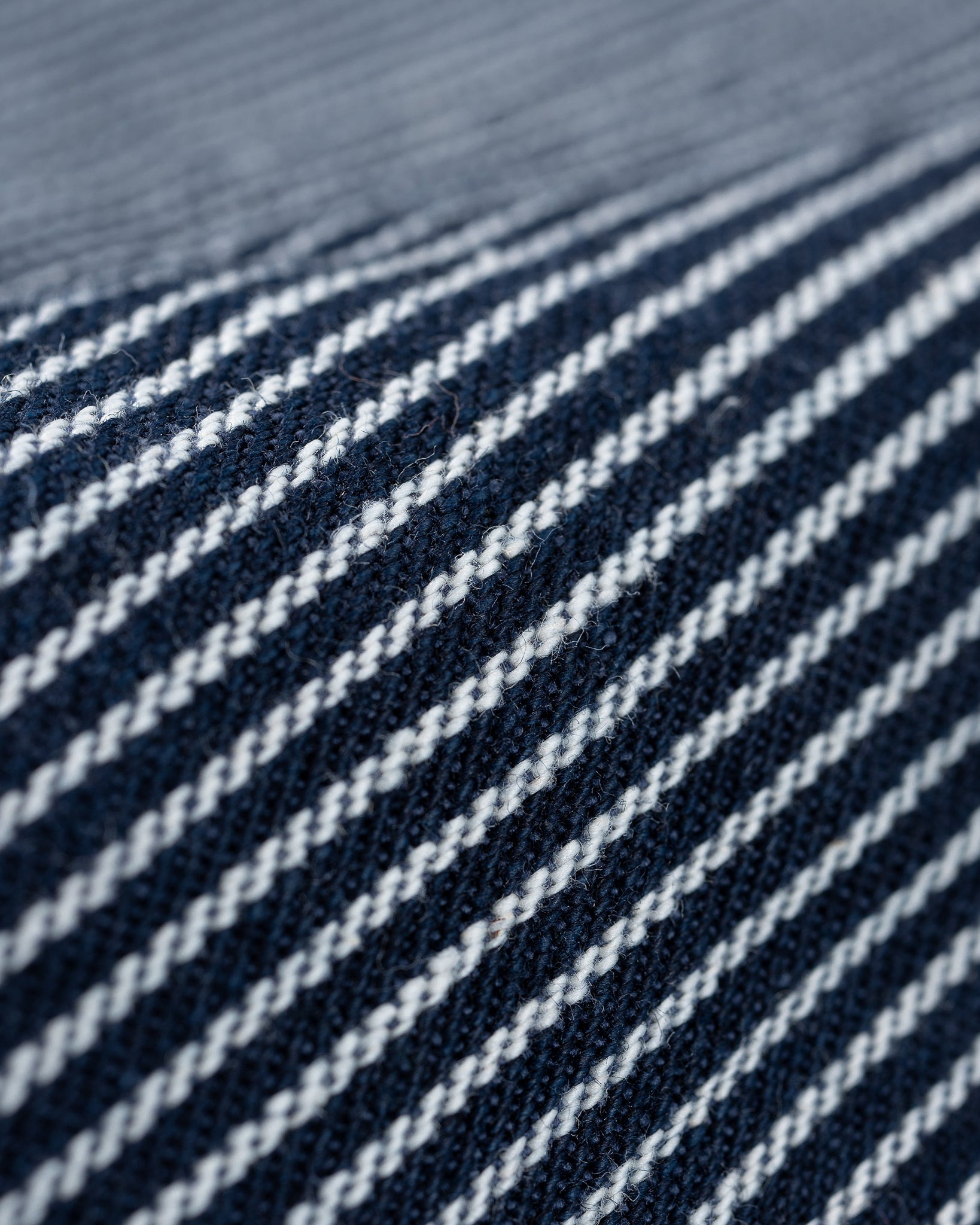 IHJ-141-IND 10.5oz Narrow Stripe Hickory Type I - Indigo - 13
