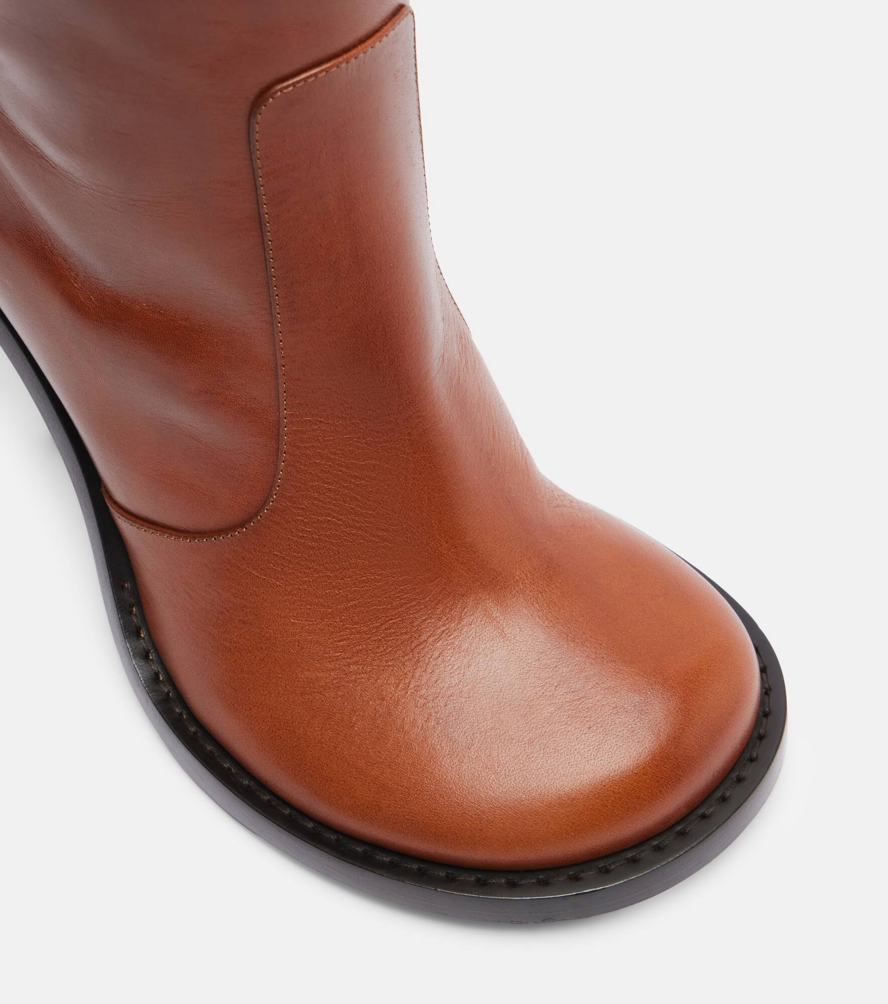 90 leather knee-high boots - 5