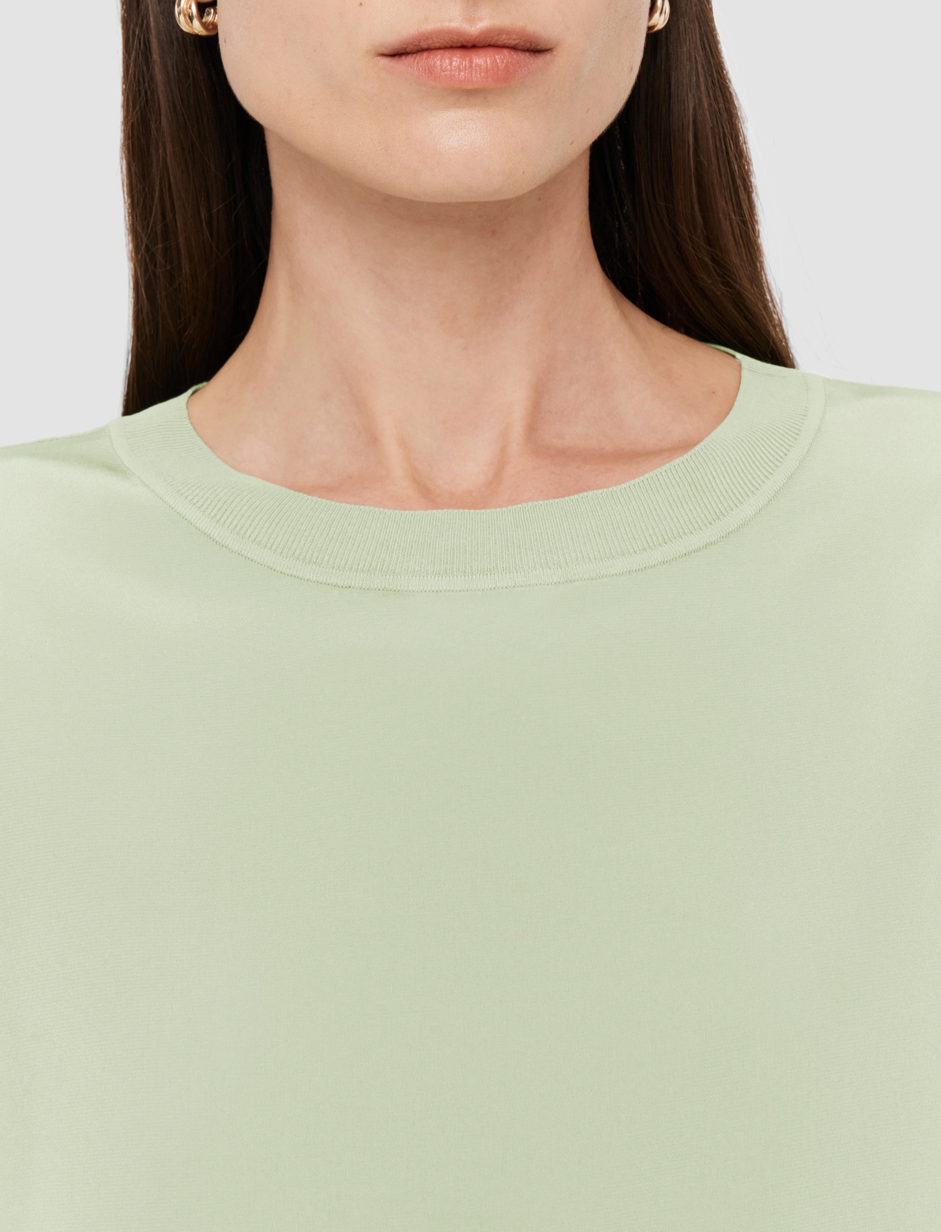 Rubin Crepe de Soie Silk Blouse - 6