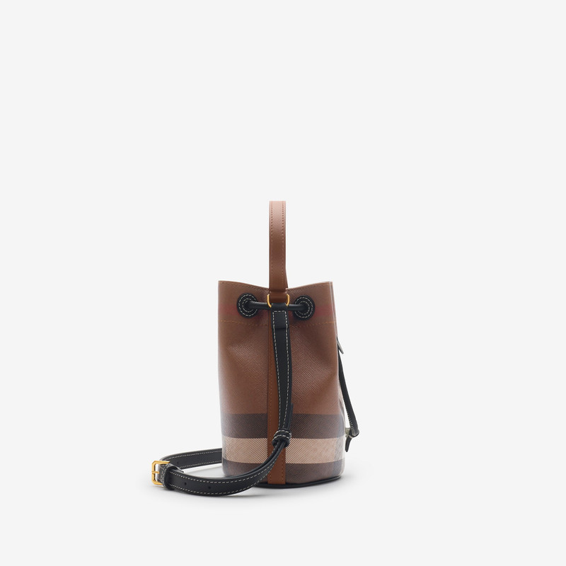 Mini Check Bucket Bag 4